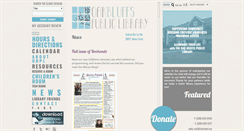 Desktop Screenshot of oakbluffslibrary.org